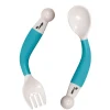 HOPTOYS Aides Quotidiennes Pour Une Personne Avec Polyhandicap*Cuillere Et Fourchette Orientables