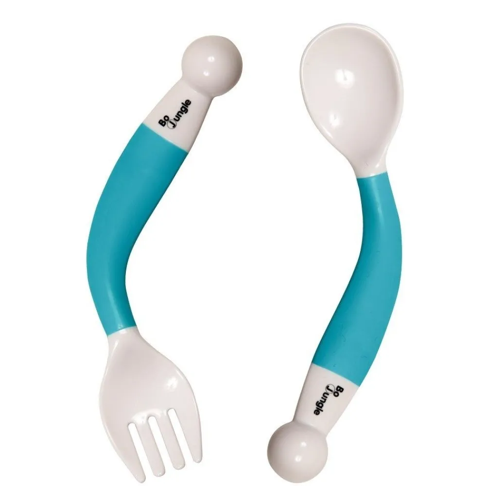 HOPTOYS Aides Quotidiennes Pour Une Personne Avec Polyhandicap*Cuillere Et Fourchette Orientables