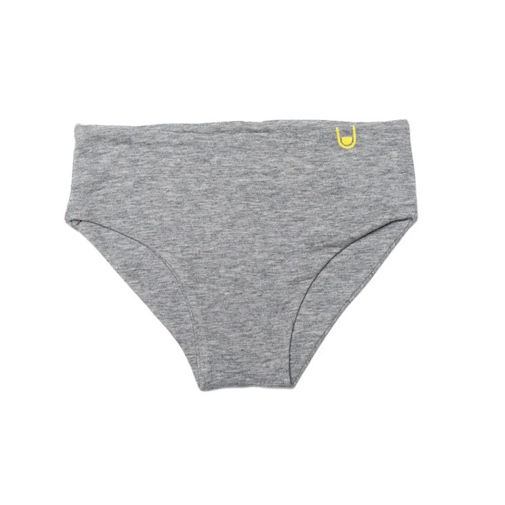 HOPTOYS Vêtements Besoins Spécifiques*Culottes Femme Ultra Doux Gris - Lot De 2