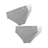 HOPTOYS Vêtements Besoins Spécifiques*Culottes Fille Ultra Doux Gris - Lot De 2