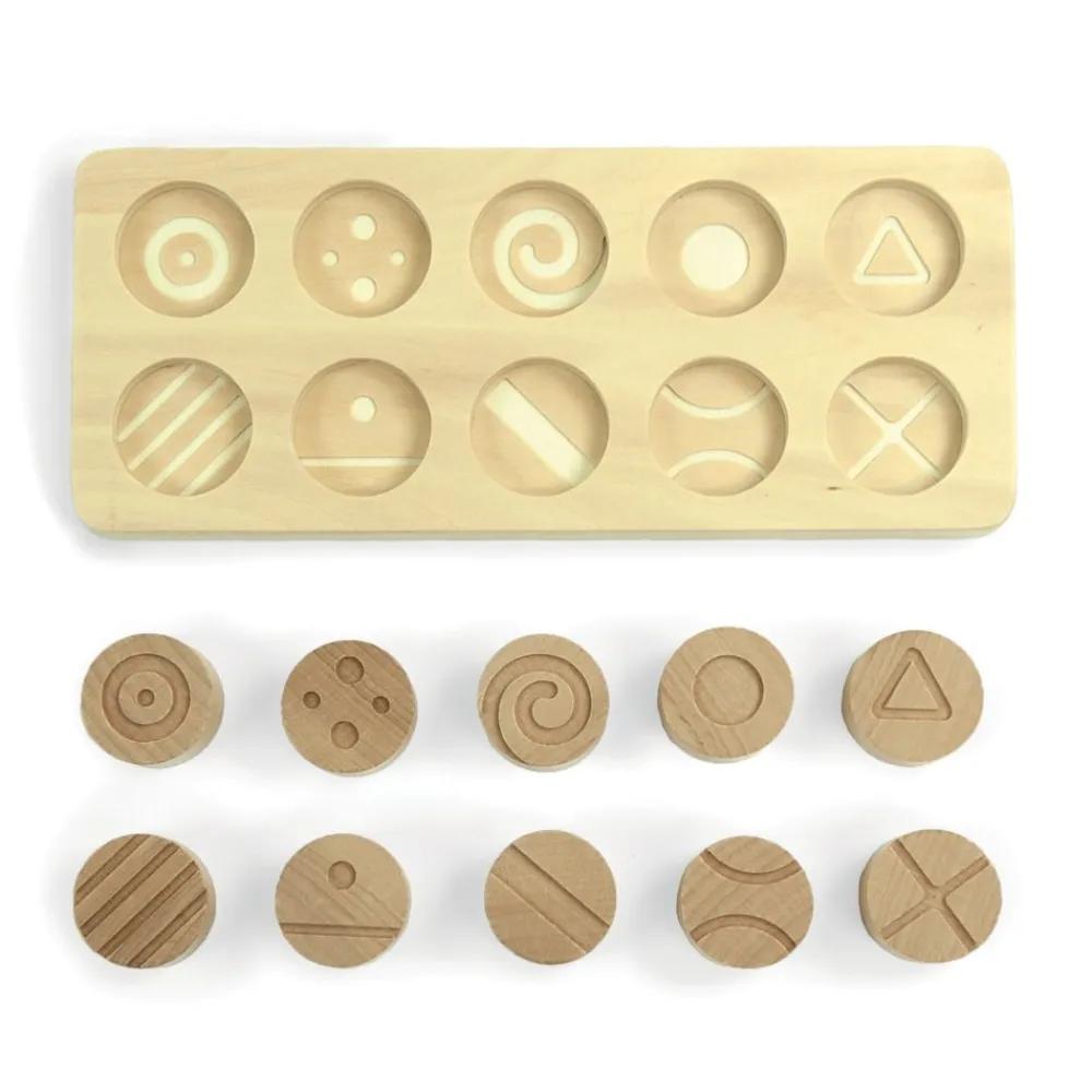 HOPTOYS Jeux Éducatifs Sensoriels*Cylindres Sensoriels
