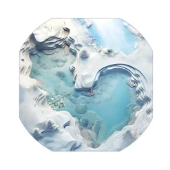HOPTOYS Jeux D'Imagination*Decor Monde Hivernal Pour Bac D'Exploration