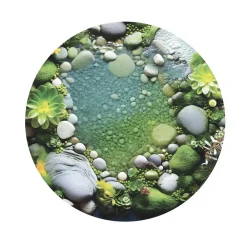 HOPTOYS Jeux D'Imagination*Decor Sous-Bois Pour Bac D'Exploration Rond