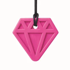 HOPTOYS Stimulation De La Zone Oro-Faciale*Diamant - Collier De Mastication