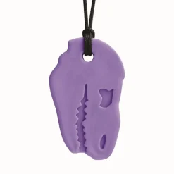 HOPTOYS Stimulation De La Zone Oro-Faciale*Dino-Bite - Collier De Mastication