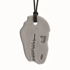 HOPTOYS Stimulation De La Zone Oro-Faciale*Dino-Bite - Collier De Mastication