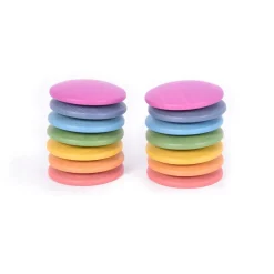 HOPTOYS Motricité Fine Ergothérapie<Disques En Bois Arc-En-Ciel