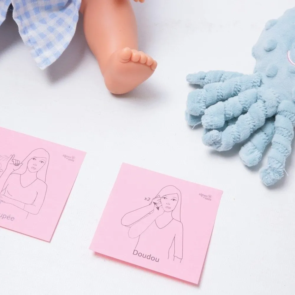 HOPTOYS Jeux Éducatifs*Dites-Le En Langue Des Signés-Avec Bebe