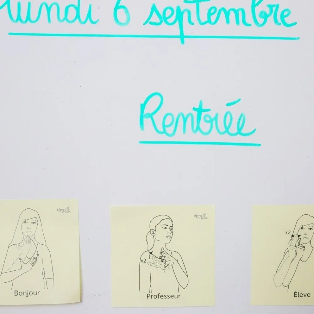 HOPTOYS Langues Des Signés, Braille<Dites-Le En Langue Des Signés-A L'Ecole