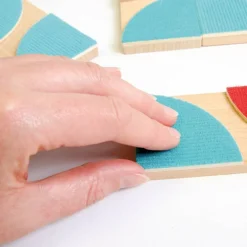 HOPTOYS ReÉducation De La Sensibilite<Dominos Geo-Tactiles