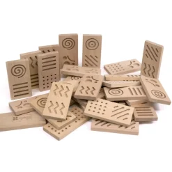 HOPTOYS Jeux Éducatifs Sensoriels*Dominos Sensoriels
