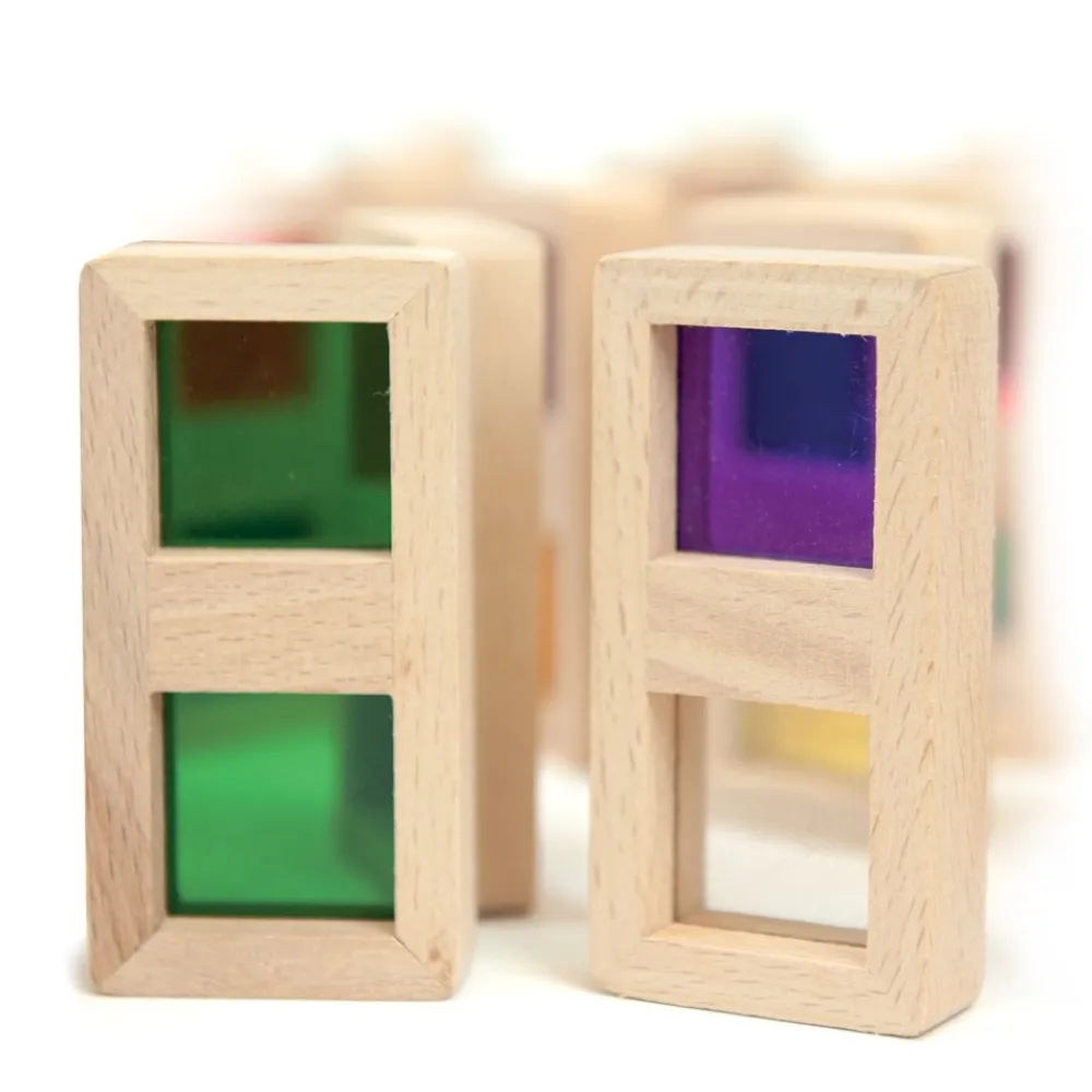 HOPTOYS Jeux Éducatifs Sensoriels*Dominos Translucides