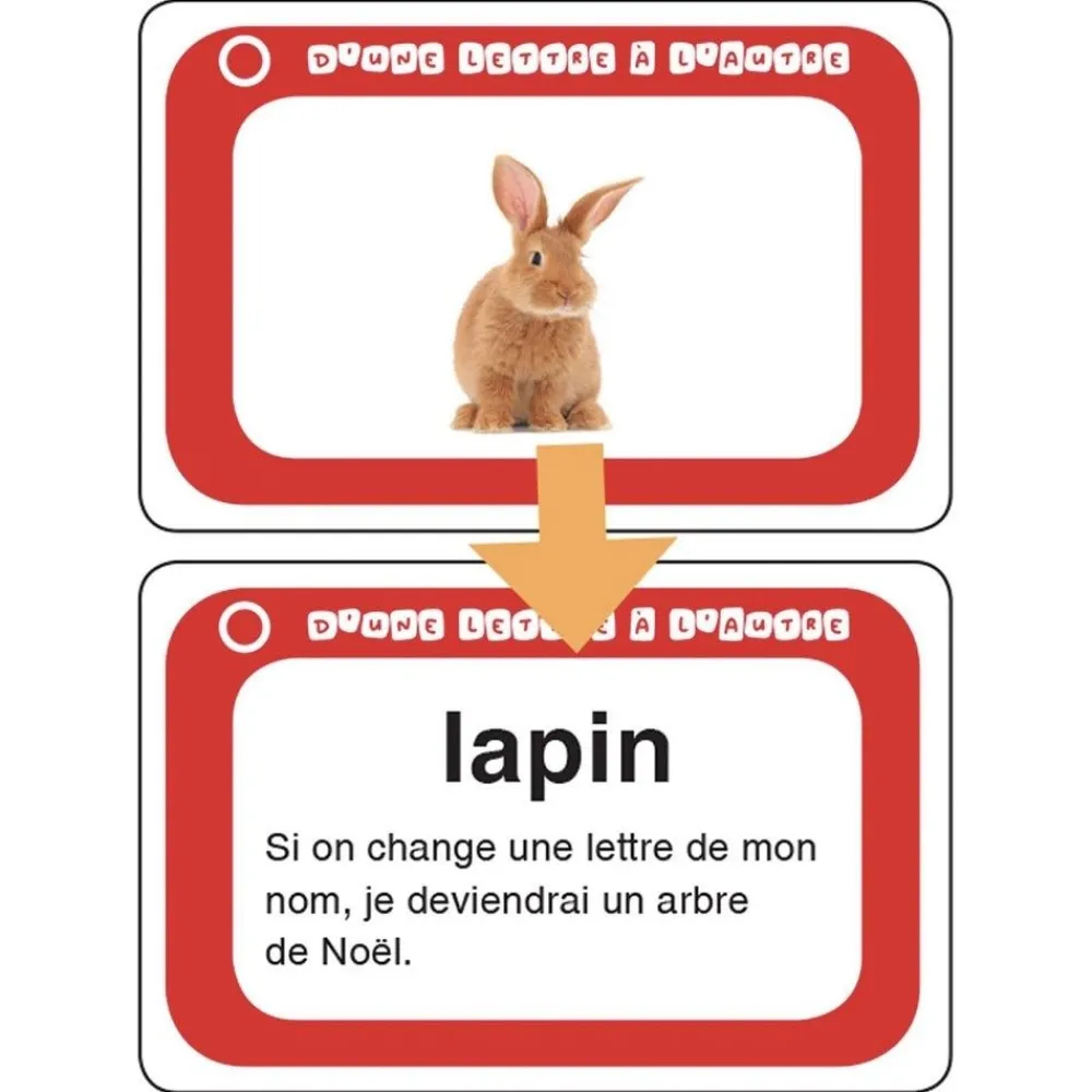 HOPTOYS Jeux Éducatifs*D'Une Lettre A L'Autre