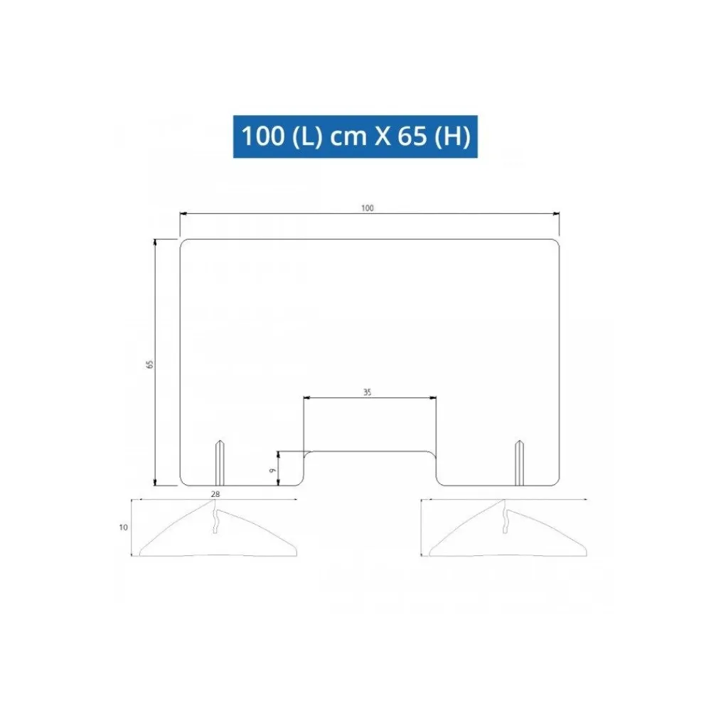 HOPTOYS Aides Quotidiennes*Ecran De Protection En Plexiglas