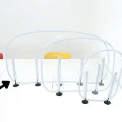 HOPTOYS Espace Bureau Ergonomique*Ecran De Separation De Bureau Transparent
