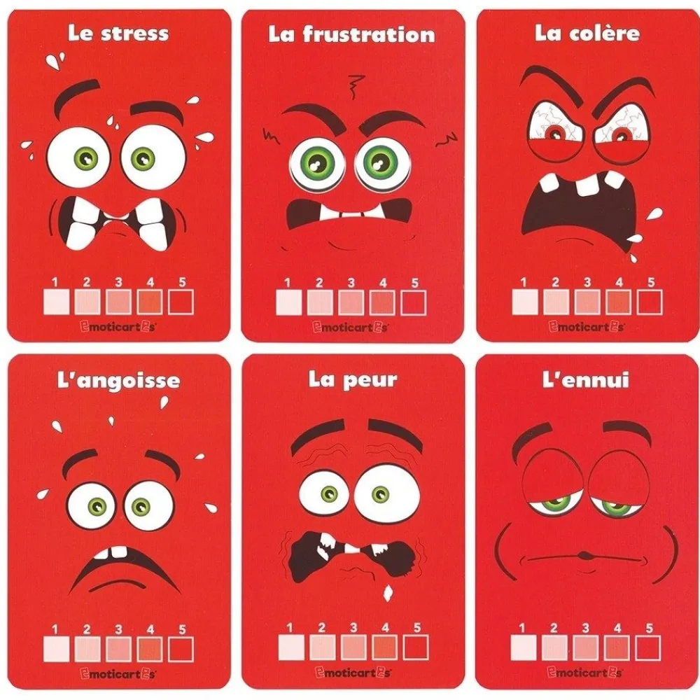 HOPTOYS Habiletés Sociales Et Émotions*Emoticartes Enfants