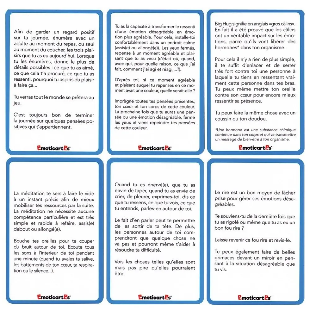 HOPTOYS Habiletés Sociales Et Émotions*Emoticartes Enfants