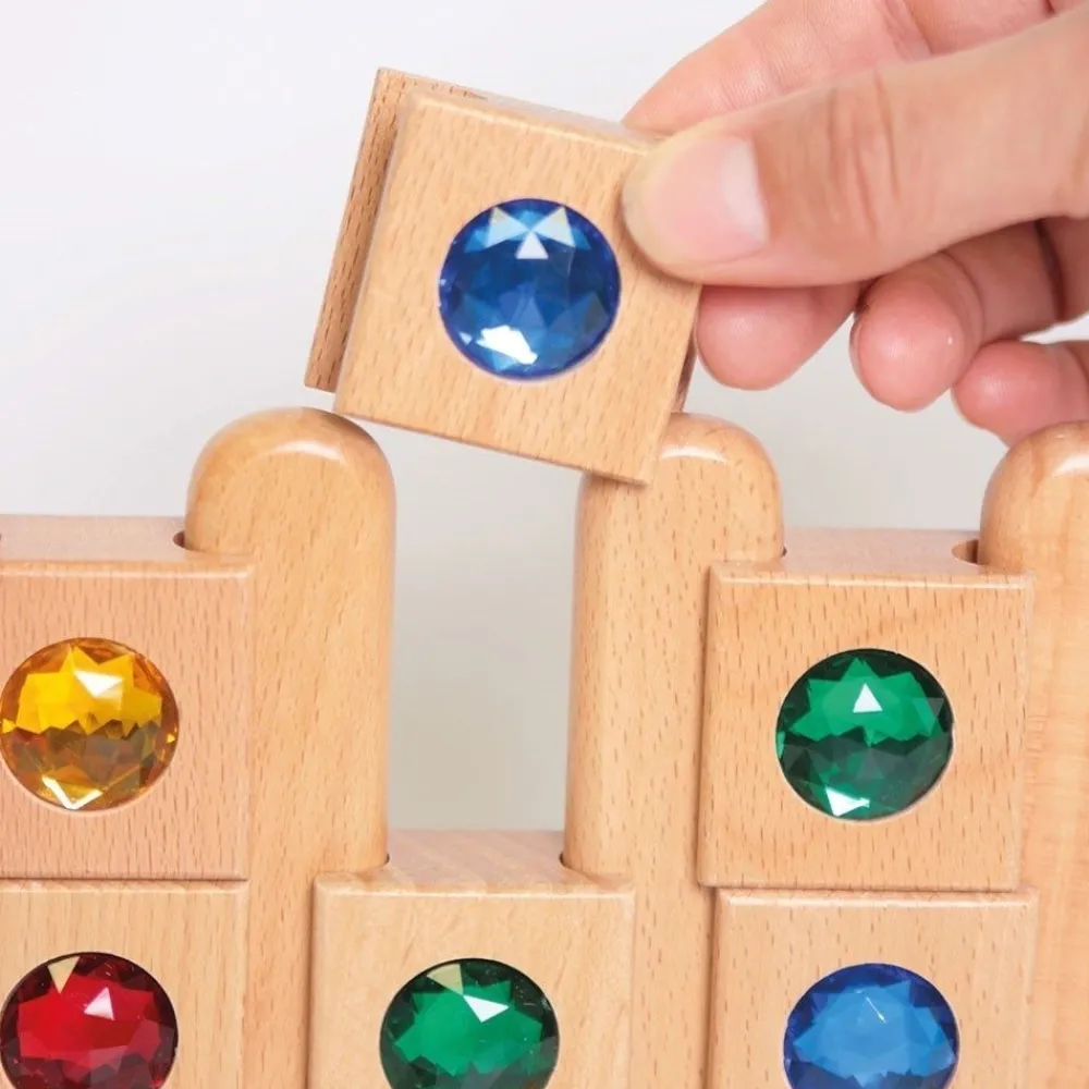HOPTOYS Stimulation Cognitive*Empilage Pierres Precieuses
