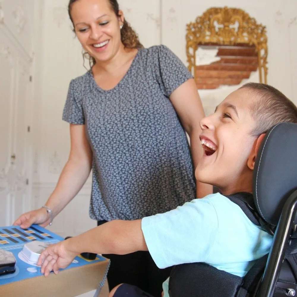 HOPTOYS Aides Quotidiennes Pour Une Personne Avec Polyhandicap*Enregistreur Hexago