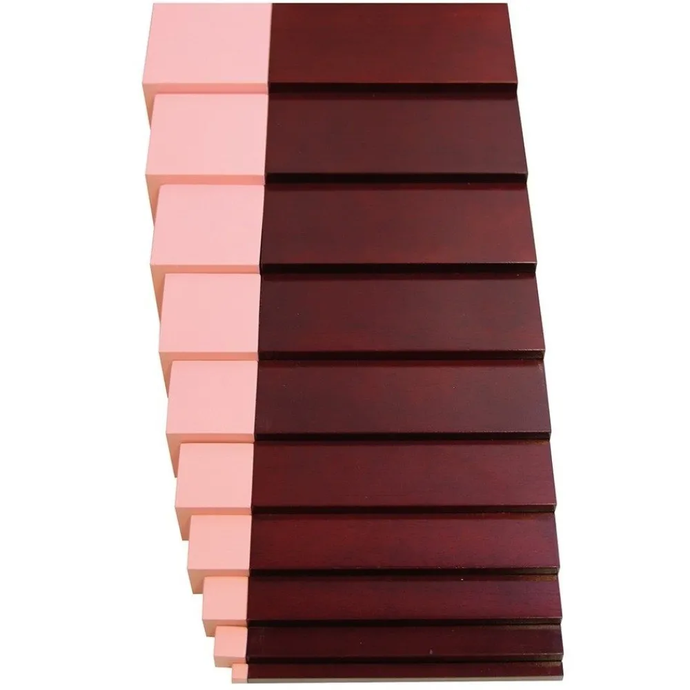 HOPTOYS Matériel Montessori & Reggio*Escalier Marron Montessori
