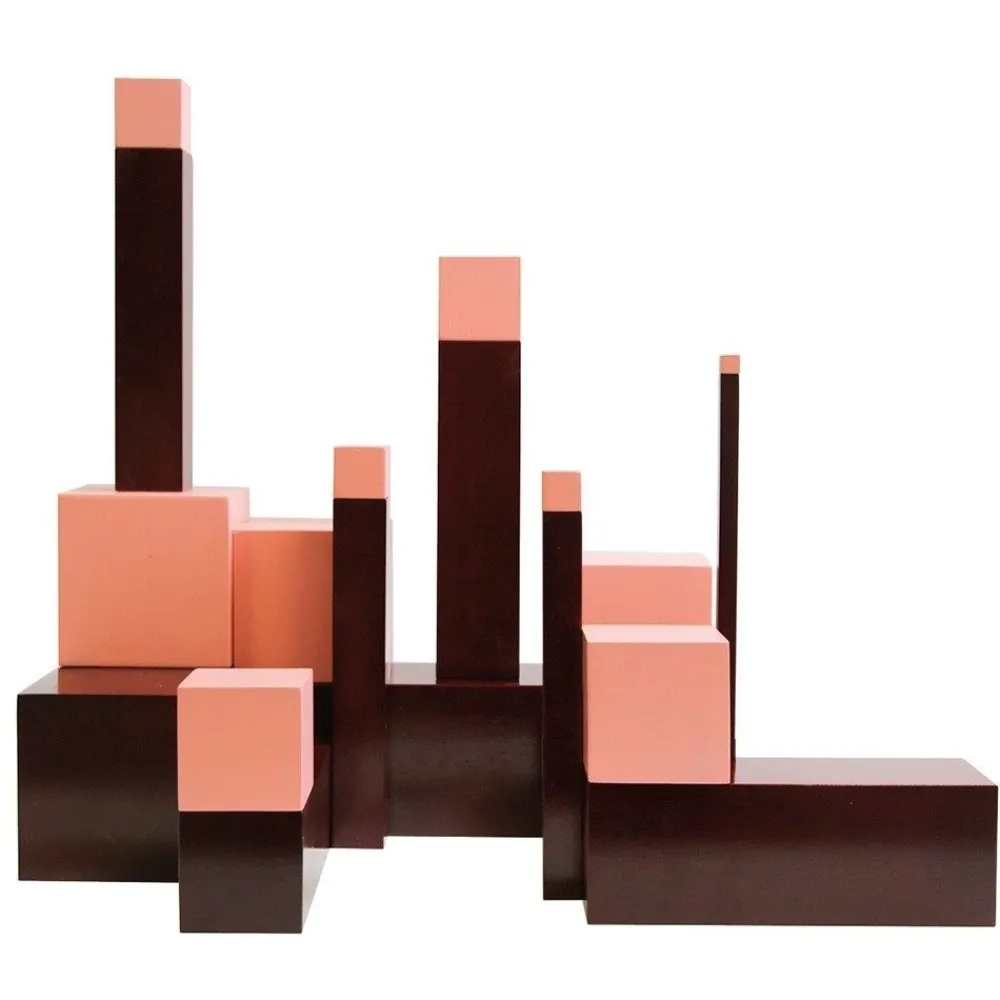 HOPTOYS Matériel Montessori & Reggio*Escalier Marron Montessori