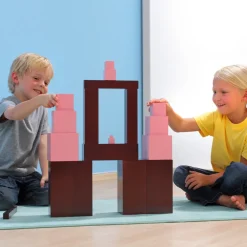 HOPTOYS Matériel Montessori & Reggio*Escalier Marron Montessori