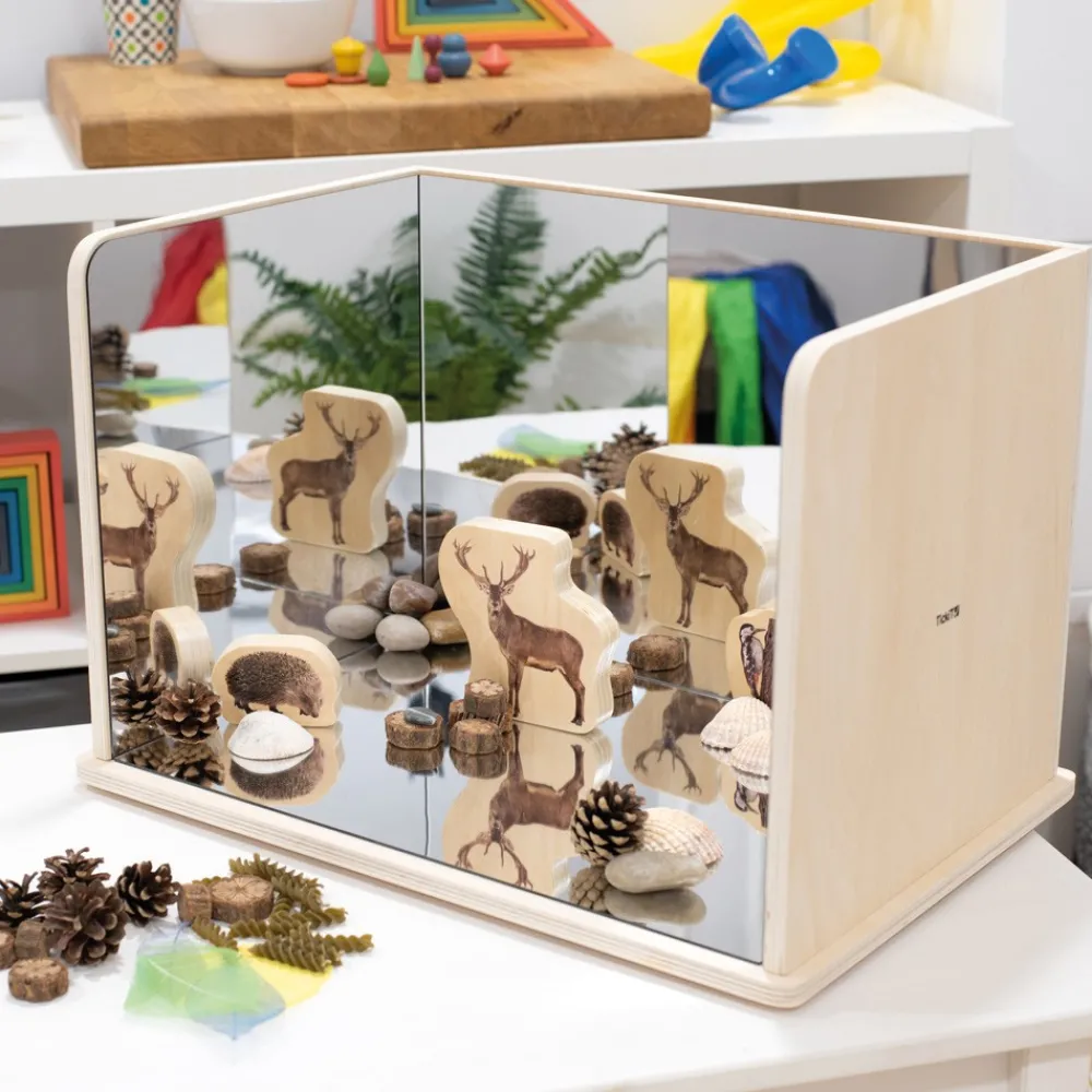HOPTOYS Stimulation Sensorielle*Espace Exploration Miroir