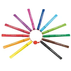 HOPTOYS Outils D'Adaptation Scolaire*Feutres Anti-Perte De Capuchons Par 12