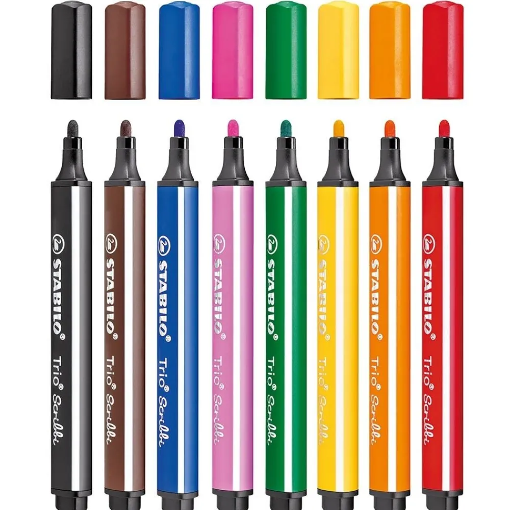 HOPTOYS Graphomotricité<Feutres Anti-Pointes Enfoncees Par 8