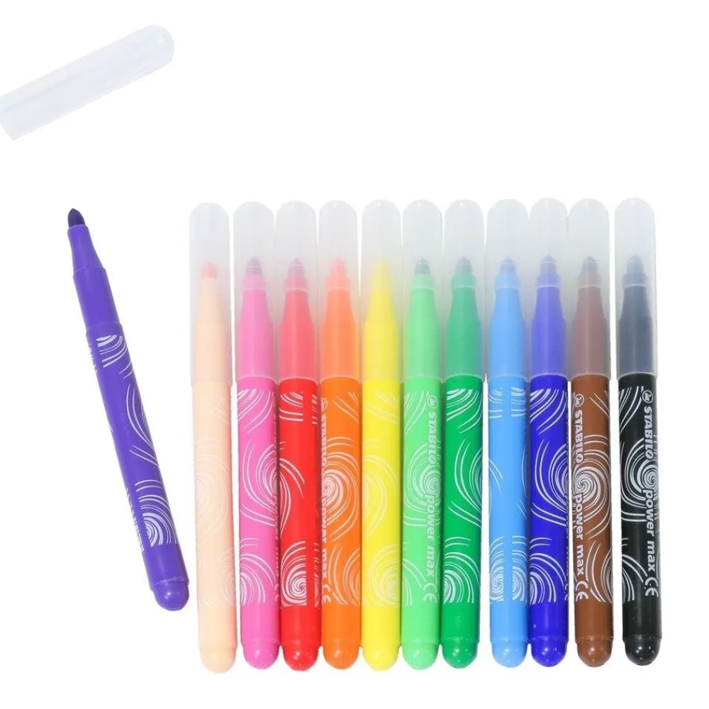 HOPTOYS Dyspraxie*Feutres Anti-Pointes Seches Par 12