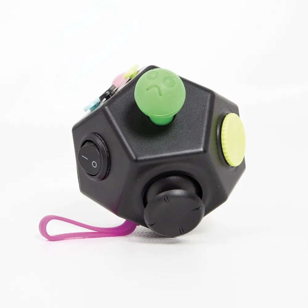 HOPTOYS Apprendre A S'Autoreguler*Fidget Pentagone Noir