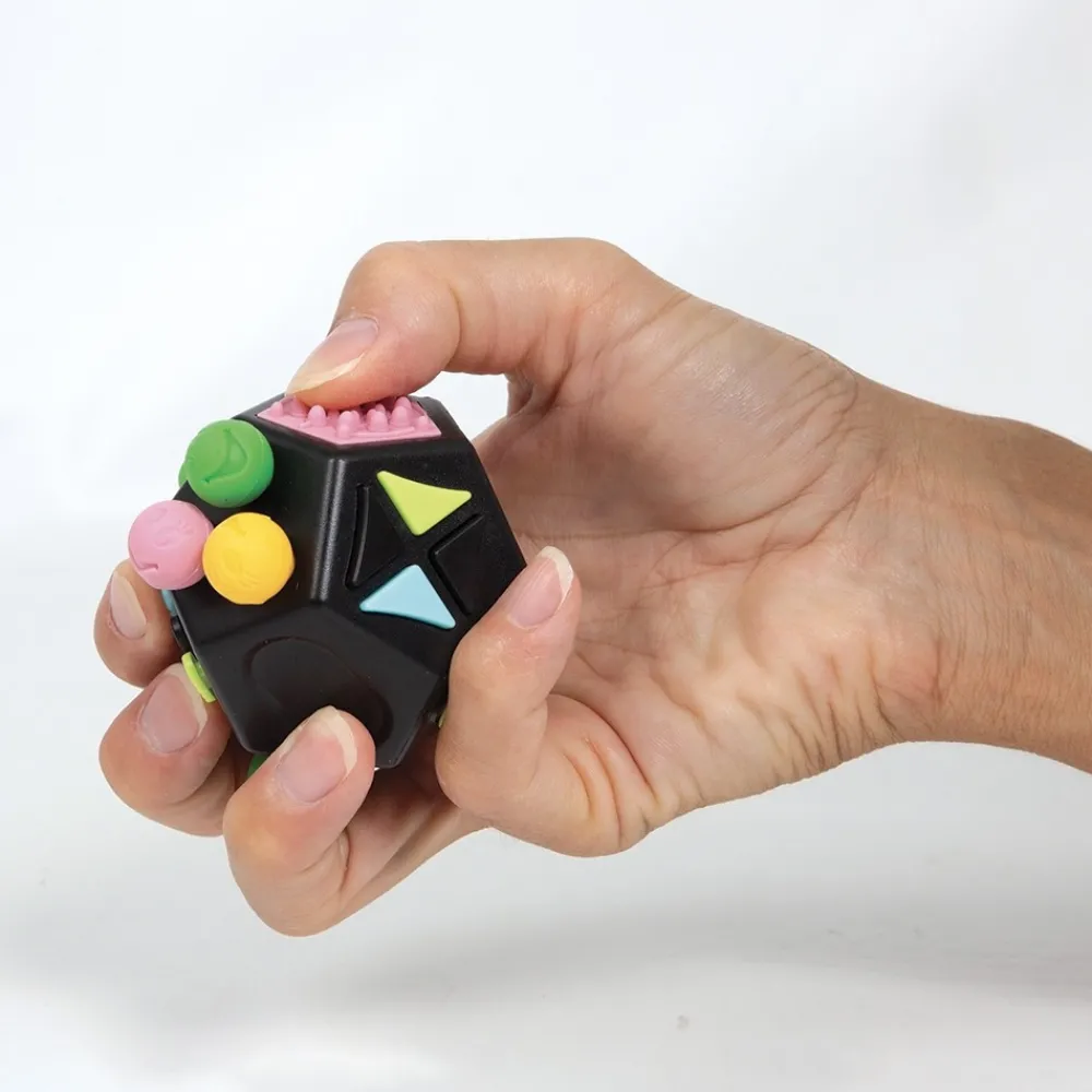 HOPTOYS Apprendre A S'Autoreguler*Fidget Pentagone Noir