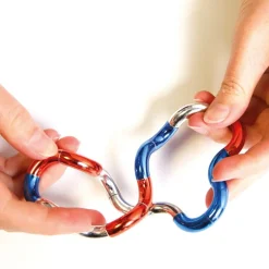 HOPTOYS Apprendre A S'Autoreguler*Fidget Tangle - Effet Metal