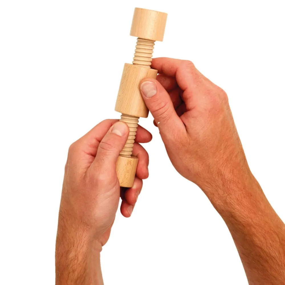 HOPTOYS Apprendre A S'Autoreguler*Fidgets Adulte En Bois Par 5