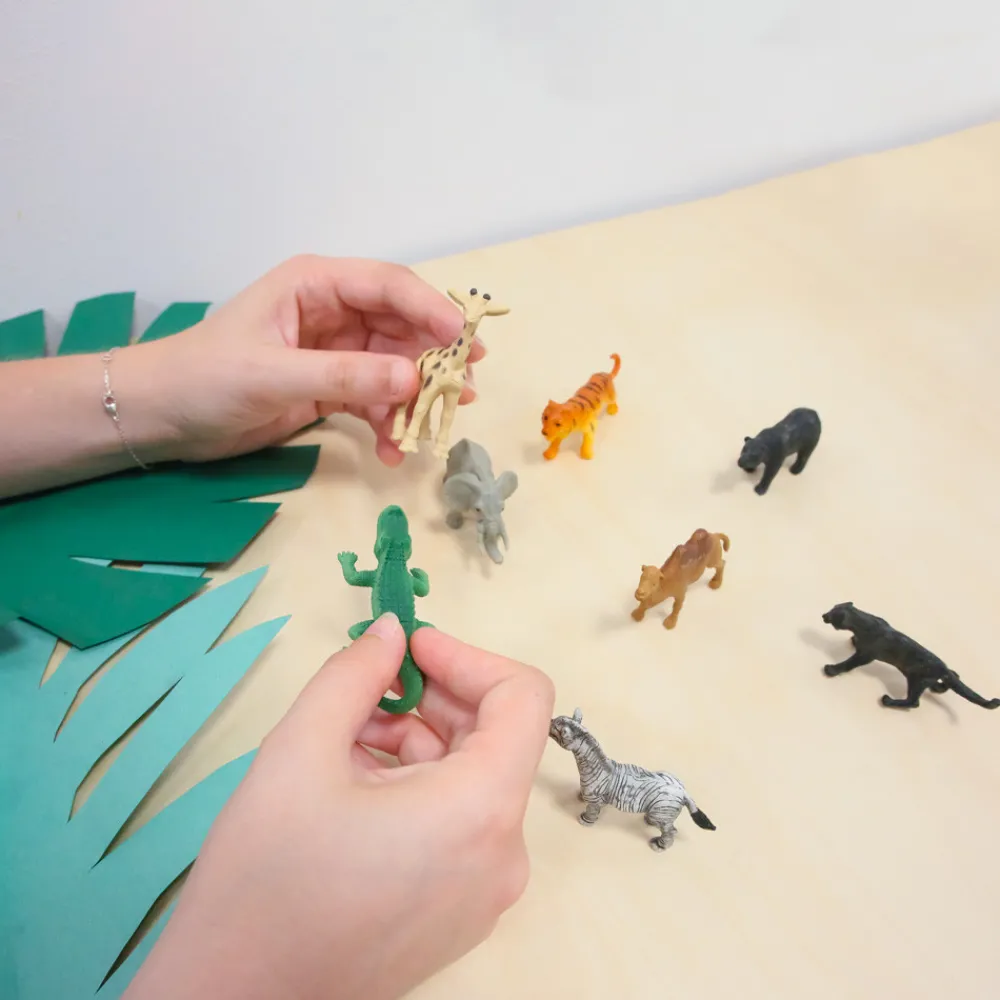 HOPTOYS Lexique, Imagerie, Langage Oral<Figurines Animaux Sauvages
