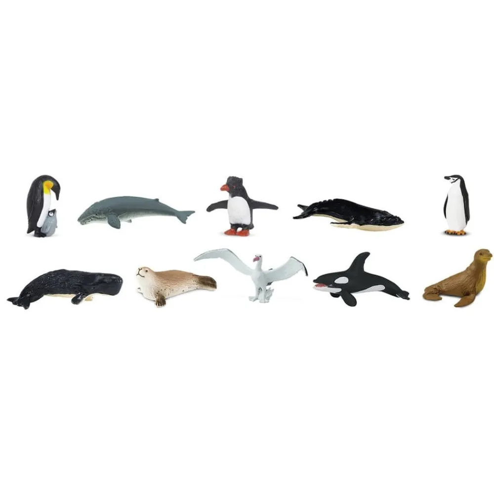 HOPTOYS Jeux Éducatifs Sensoriels*Figurines Antarctiques X 10