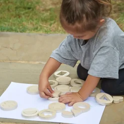 HOPTOYS Matériel Montessori & Reggio*Formes En Bois - Interieur Et Exterieur