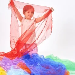 HOPTOYS Jouets Sensoriels<Foulards Arc-En-Ciel Organza (Par 7)