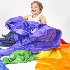 HOPTOYS Jouets Sensoriels<Foulards Arc-En-Ciel Satin (Par 7)