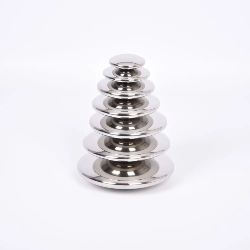 HOPTOYS Stimulation Sensorielle*Galets Argentes X 7