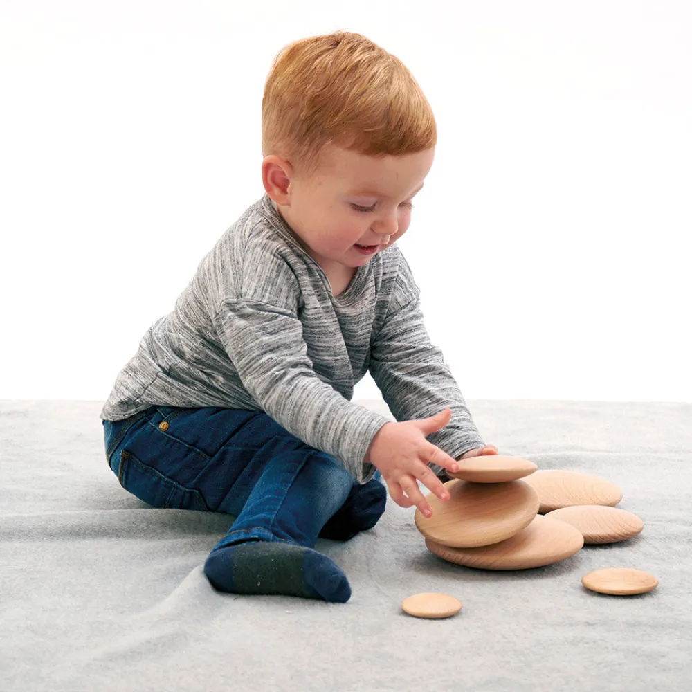 HOPTOYS Matériel Sensoriel<Galets D'Empilage Bois