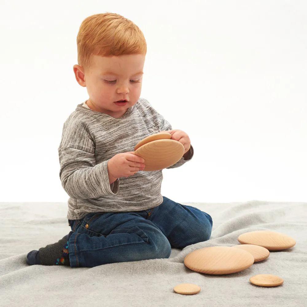 HOPTOYS Matériel Sensoriel<Galets D'Empilage Bois