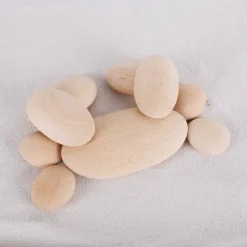 HOPTOYS Idees Cadeaux Pour Une Personne Ayant Un Tdah*Galets En Bois Par 20
