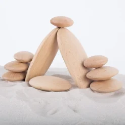 HOPTOYS Idees Cadeaux Pour Une Personne Ayant Un Tdah*Galets En Bois Par 20