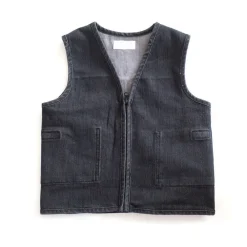 HOPTOYS Proprioception<Gilet Stretch En Jean Noir Leste