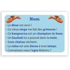 HOPTOYS Compréhension Orale & Ecrite<Grammi Cat'S 1 - Classes Grammaticales