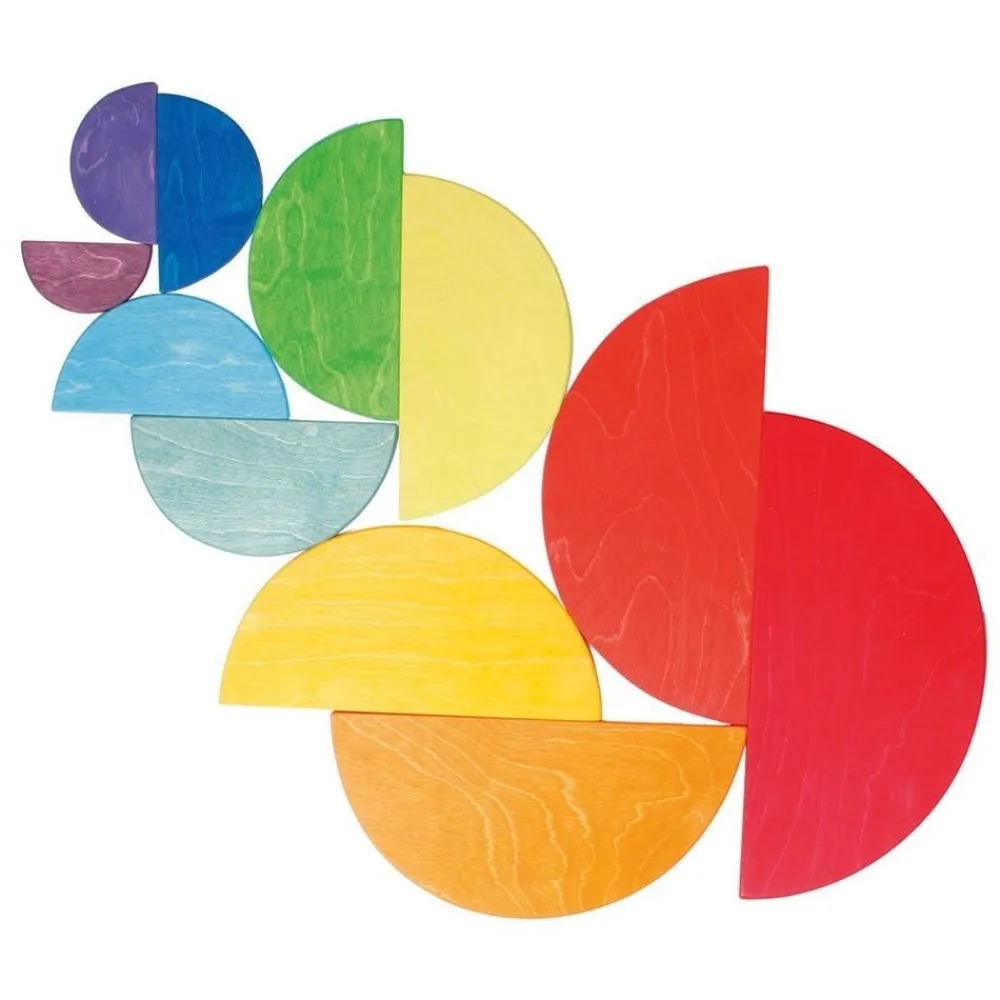 HOPTOYS Stimulation Sensorielle*Grands Demi-Cercles En Bois