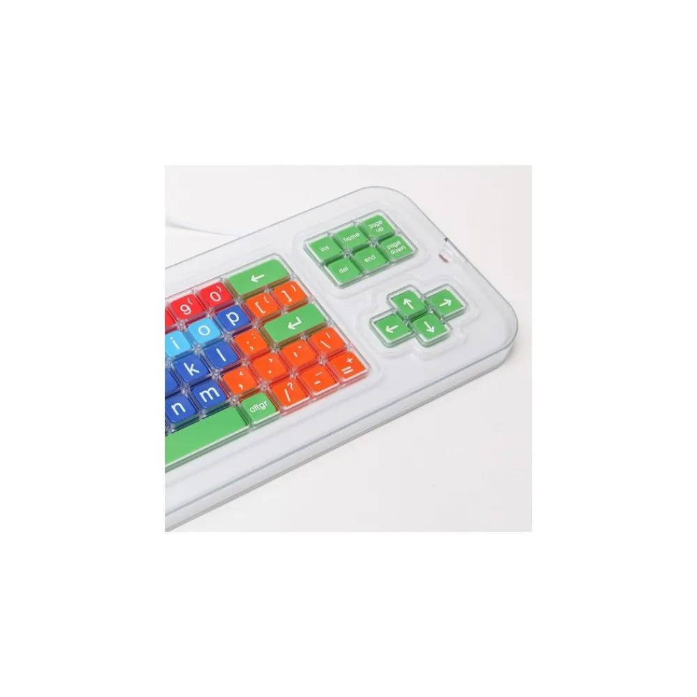HOPTOYS Aides Techniques<Guide Doigt Clavier Clevy Transparent
