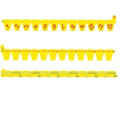 HOPTOYS Repérage Spatio-Temporel*Horloge Numberline 24H