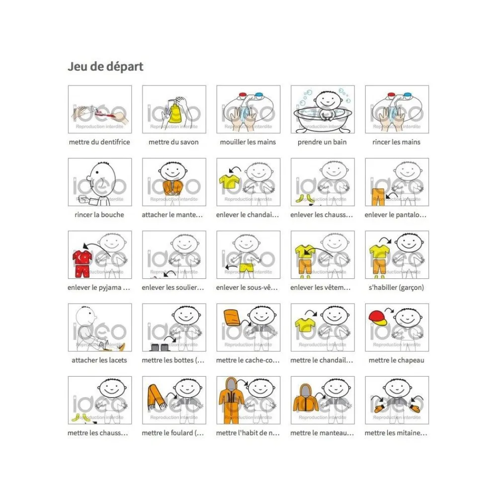 HOPTOYS Organisation Spatio-Temporelle<Ideo - Jeu De Depart
